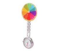 Didiseaon Colorful Pendant Clock Nurses Pocket Clock with Doctors and Therapists - Lightweight Alloy Pocket Watch for Professionals, Easy to Carry Accurate Time Keeping