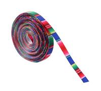 Didiseaon Colorful with Vibrant Mexican-Inspired Patterns Serape Mexican for Present Wrapping Ribbon Soft Polyester Material Versatile and Festive Cinco De Mayo and Themed Parties