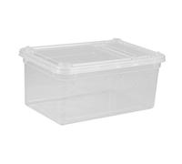 Didiseaon Compact Reptile Feeding Box for Small Animals Portable Acrylic Spider Container Suitable for Turtles Frogs Lizards Corn Snakes and Snail Incubator