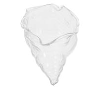 Didiseaon Conch Shape Glass Wine Cup Creative Cocktail Beverage Holder for Bar Home Office Ktv Restaurant Delicate Decorative Drinking Cup Suitable for Beer Juice Tea Party Use