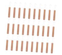 Didiseaon Copper Plant Tags Round Golden Gardening Signs with Iron Wire 30 Sets for Flower and Plant Identification, Practical and Easy to Classify for Garden and Balcony