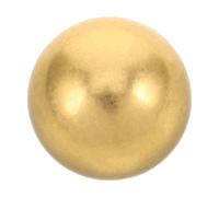 Didiseaon Copper Sphere Bird Bath Brass Spherical Bird Bath Basin Cleaner for Pond Outdoor Space Patio Golden Decorative Accent