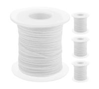 Didiseaon Cotton Candle Wicks Roll 61m Braided Wick Spool 4 Rolls for DIY Candle Making Craft Supplies Suitable for Handmade