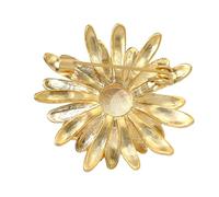 Didiseaon Creative Daisy Bee Brooch Pin for Women Elegant Golden Coat Corsage Simple Fashion Brooch for Dresses Scarves Jackets Lightweight Clothing Accessory