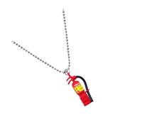 Didiseaon Creative Fire Extinguisher Pendant Necklace, Unique Sweater Chain for Party and Daily Wear, Fashionable Neck Hanging Accessory for Women