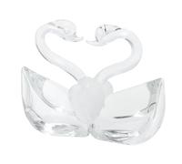 Didiseaon Crystal Couple Swan Statue Elegant Wedding Decoration and Birthday Gift Home and Office Ornament for Married Celebration and Festive Atmosphere