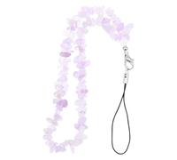 Didiseaon Crystal Phone Rope Fashion Pendant for Keys and Phone Accessories | Natural Crystal Stones, Decorative Wrist Strap Security, Bag Zippers and DIY Cases, Gift-ready Charm