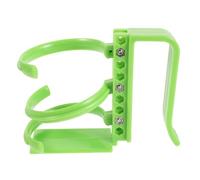 Didiseaon Cup Holder Ring for Mugs, Adjustable Anti-spill Drink Holder, Plastic 13.00x10.00x6.50cm, Green, for Nursing Home Dining, Seniors and Disabled Users