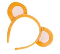 Didiseaon Cute Bear Ear Headband Plush Animal Ear Accessory for Makeup Face Washing Parties Versatile Design for Adults Reusable Charming Hairband