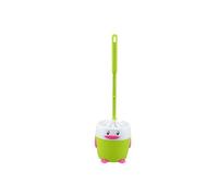 Didiseaon Cute Penguin Toilet Brush and Holder Set for Bathroom Random Color Compact Design Easy Clean for Home Use