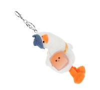 Didiseaon Cute Plush Duck Doll Pendant Hanging Decor with Hook Soft Stuffed Animal Keychain Charm for Bag and Keyring Plush Surface Adorable Cartoon Style Accessory for Adults