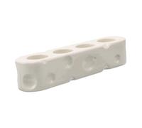 Didiseaon Cute Toothbrush Holder Ceramic Toothbrush Base Bathroom Organizer Toothpaste Stand Multi-functional Minimalist Design