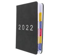 Didiseaon Daily Planner Notepad Black Efficiency Manual Scheduling Book Lightweight Portable Office Desktop Planning Pad for Work and Productivity