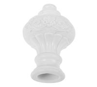 Didiseaon Decorative Curtain Rod Finials Curtain Pole End Caps with Fine Workmanship Tool Installation Fit for Home Office Hotel Elegant Window Drapery Accessories