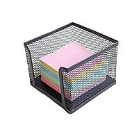 Didiseaon Desktop Note Holder Wire Mesh Self-Stick Note Dispenser Easy to Carry Metal Memo Holder Wear Resistant for School Office Home