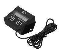 Didiseaon Digital Tachometer Timer Black ABS Electronic Components 0.1-9999.9h 15300 for Motorcycles, Lawnmowers, Chainsaw Pulse Tachometer and Small Engine Performance Analysis