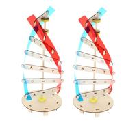 Didiseaon DIY Dna Model Kit Double Helix Structure Educational Science Project for Biology Classroom Stem Learning Reusable Portable Science for Teachers Students