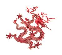 Didiseaon DIY Dragon Iron Patch Large Decorative Chinese Ethnic Style Applique for Clothing Multi Use Embroidery Patch for DIY Crafts Easy Sew Iron Attachment for Repairing and Adding Unique