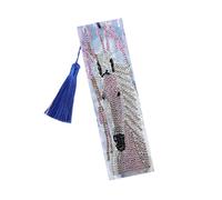Didiseaon DIY Horse Pattern Diamond Bookmark with Tassel Handmade Resin Beads Painting Craft for Book Lovers Unique Art Decor for All Ages Fun and Engaging Activity