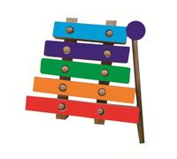 Didiseaon DIY Wooden Knocking Xylophone Unfinished Painting Toy Educational Craft Kit for Kids Children Creative Art Supplies