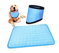 Didiseaon Dog Cooling Bandana Ice Silk Mat Instant Cooling Neck Wrap Blanket for Small Medium Dogs Lightweight Wear-resistant for Outdoor Activities