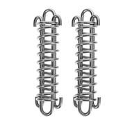 Didiseaon Dog Leash Springs with Explosionproof Design Stainless Steel 2pcs Shock Absorber Flexible Bungee Extension Rope for Outdoor Walking and Camping, Suitable for Medium and Large Dogs