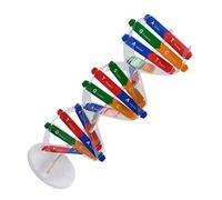 Didiseaon Double Helix DNA Model Kit for Boys and Girls Educational Science Teaching Aid Hands-On Biology Experiment Fun Learning Toy Suitable for Classroom and Home Use Random Color