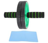 Didiseaon Double Round Abs Roller Wheel Mute Muscle Training Equipment for Core Strength and Endurance for Home and Gym Workouts Suitable for Men