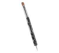 Didiseaon Dual Head Nail Art Pen and Manicure Drawing Brush for Precise French Nails and DIY Crafts Suitable for Beginners and Professionals Black Design