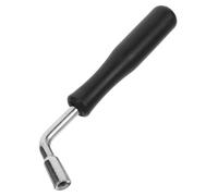 Didiseaon Dulcimer Tuning Wrench Tool for Harpsichord and Guzheng, Black Zinc Alloy Spanner Plastic Handle, Easy to Carry Instrument Tuning Lever for Precise Tone Adjustment