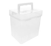 Didiseaon Durable Plastic Organizer for Craft Supplies Secure Closure for Artists Students and Outdoor Sketching