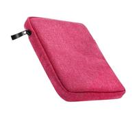 Didiseaon E-reader Case Cover Breathable Multi-function Protective Sleeve with Shockproof Space Canvas Material Compatible with Kv Rose Red