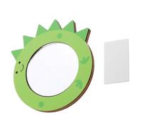 Didiseaon Early Education Toys Boys and Girls Bath Toys Unbreakable Mirror for Bathtub Cute Dinosaur Handheld Mirror for Boy Girl