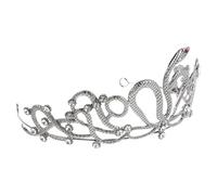 Didiseaon Egyptian Snake Wedding Tiara for Bride, Alloy Rhinestone Bridal Crown Headband in Gun Black with White Crystals, Birthday and Party Hair Accessories for Women