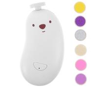 Didiseaon Electric Baby Nail Trimmer with 6 Grinding Heads and LED Light Multifunctional Nail File for Infants Ergonomic Design for Safe Baby Grooming
