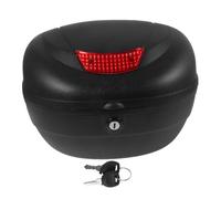 Didiseaon Electric Car Trunk Motorcycle Top Case and Storage Box for Scooter Tail Night Reflective Feature for Motorcycle Rear Luggage Carrier Use