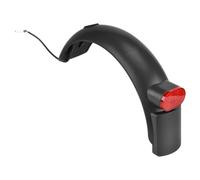 Didiseaon Electric Scooter Rear Fender with LED Taillight, Shock Absorbing | Back Mudguard Guard Shield Wing Component Replacement for Night Riding Safety Plastic Tail Light Lamp Part