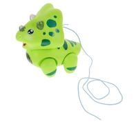 Didiseaon Electric Walking Dinosaur for Music and Light Safe Crawling Developmental Gift for Green Cartoon Style