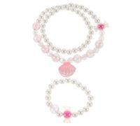 Didiseaon Elegant Back Chain Pearl Necklace and Bracelet for Women and Lightweight Collarbone Jewelry Accessory Gift for Parties Festive Dinners and Everyday Wear