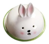 Didiseaon Elegant Ceramic Incense Holder Burner with White Novelty Design for Relaxing Mind and Body, for Decorating Bedrooms and Bars, Small Elegant Censer for Home Decor