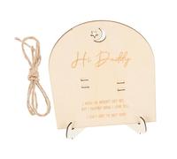 Didiseaon Elegant Wooden Pregnancy Test Board Stand for Displaying Your Positive Result Announcement Keepsake