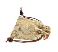 Didiseaon Embroidered Brocade Drawstring Jewelry Pouch Bag with Secure Closure for Chinese Year Wedding Party Favors Stylish Fortune Bag Design Lightweight Storage Sachet for Coins Candy