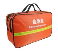 Didiseaon Emergency Go Bag Reflective Stripes Lightweight Nylon Material Multi-Compartment Emergency Kit Bag School Safety