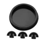 Didiseaon Ethereal Drum Silicone Foot Pads and Anti-slip Wear-resistant Supports Compatible 13 15-note Steel Tongue Drums Includes 1 Large Bottom Cover and 3 Foot Pads for