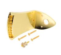 Didiseaon Ethnic Mandolin Bridge Set Tailpiece Plate with Triangle Screw String Mandolin Replacement Musical Instrument Parts