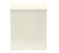 Didiseaon European Style Letter Box Mailbox Wall Mounted Iron Beige Waterproof Easy to Install for Home and Office