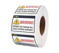 Didiseaon Extreme Happiness Self-Adhesive Sealing Labels for Small Business Packaging Stickers Per Easy Peel-Off Envelope Stickers for Handmade Crafts Decorative Saving