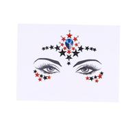Didiseaon Face Gems Star Rhinestone Stickers Glitter Glue for Boys and Girls' Parties Stage Decor
