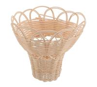 Didiseaon Farmhouse Handwoven Rattan Lampshade Replacement for Ceiling Pendant Light Lightweight Nordic Retro Design for Living Bedroom Easy Install Boho Style Light Cover