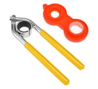 Didiseaon Faucet Aerator Wrench Tool Aerator Wrench Carbon Steel Alloy and Rubber 21.5-27mm Outer Diameter Quick Removal and Installation for Faucets